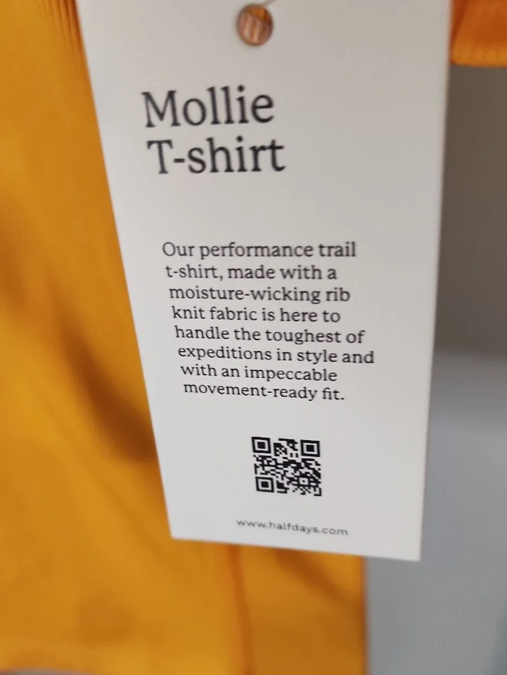 Halfdays Mollie T-Shirt In Zinnia Size Small W/ Defect - Picture 7 of 8